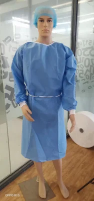 Disposable Protective Clothing Non-Woven for Hospital PP Isolation Gown