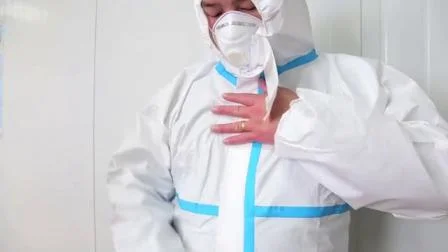 Disposable Non Woven Microporous Protective Safety Coveralls Clothing for Industry