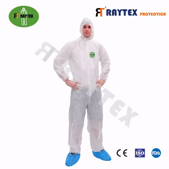 Dust-Proof Type 4/5/6 Waterproof Anti-Static Microporous Disposable Taped Protective Clothing