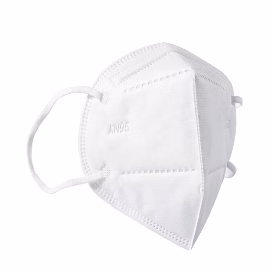 Two Layers of Non-Woven Cloth, Two Layers of Melt-Blown Fabric, One Layer of Hot Air Cotton 5ply KN95 Face Masks