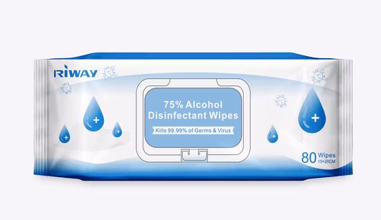 Adult 75% Alcohol Wipes with EPA Disinfectant Wipes for Adult Sterilization Wet Wipes with FDA (50PCS)