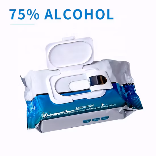 Factory Manufacture Hot Sale Alcohol Sanitizing Wet Wipe