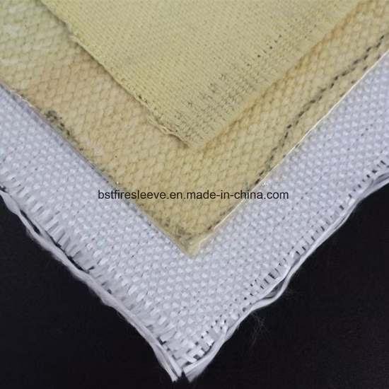 High Temperature Protective Abrasion Resistant PARA Aramid E Glass Cloth