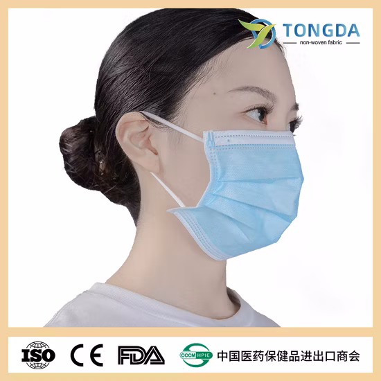 Adult Prevent Mask Dust Nonwoven Cloth Filter Disposable Face Mask Hospital Mascherine Chingiche CE